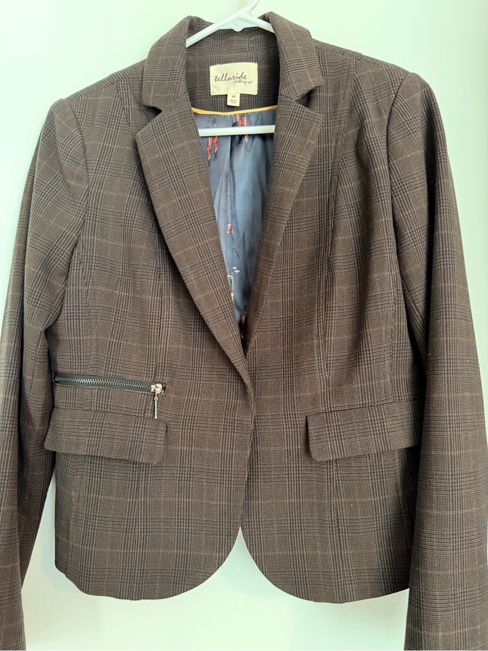 Telluride Brown Plaid Blazer